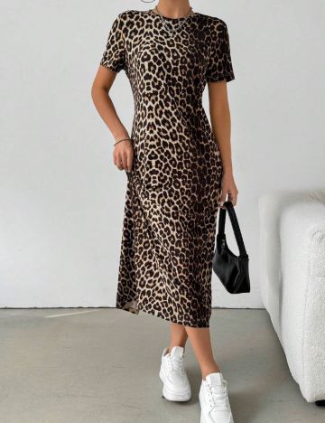 Rochie midi Shein, mix culori