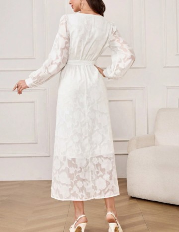 Rochie midi Shein, alb