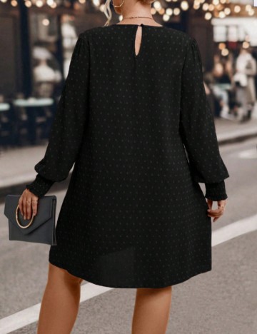 Rochie mini Shein Curve+, negru