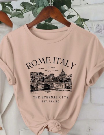 Tricou Shein, bej