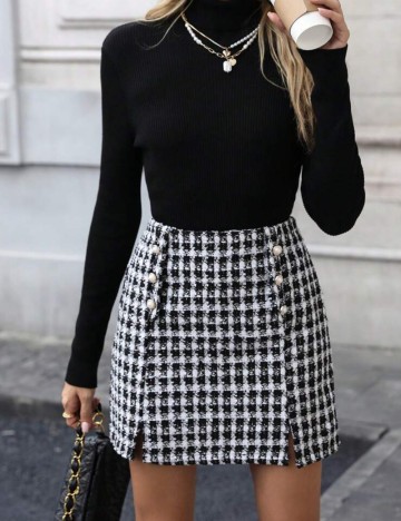 Fustă mini Shein, mix culori