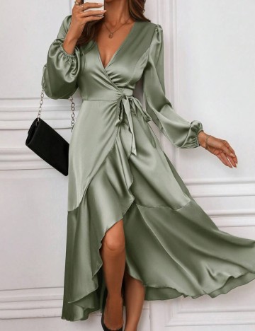 Rochie midi Shein, verde