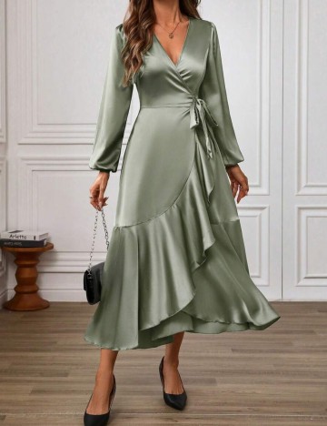 Rochie midi Shein, verde