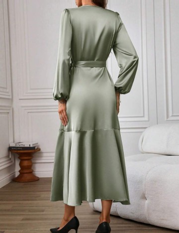 Rochie midi Shein, verde