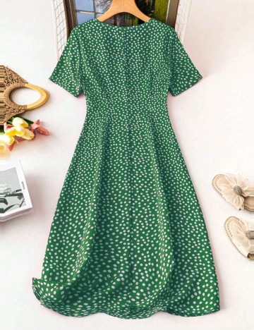 Rochie midi Shein, verde