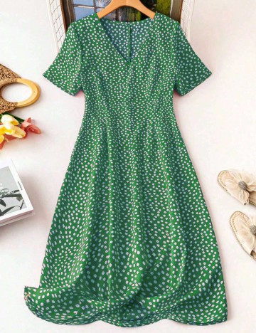 Rochie midi Shein, verde
