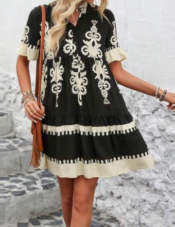 Rochie mini Shein, mix culori