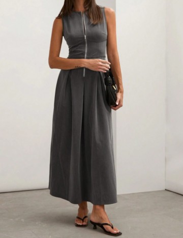 Rochie maxi Shein, gri