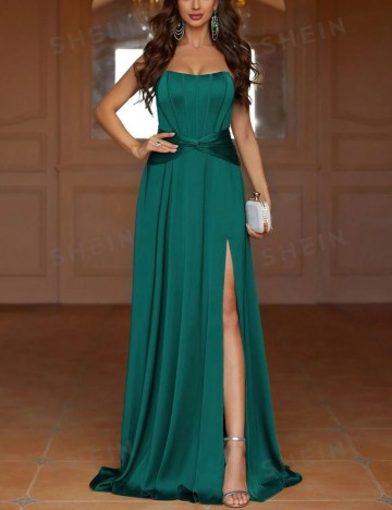 Rochie de ocazie Shein, verde