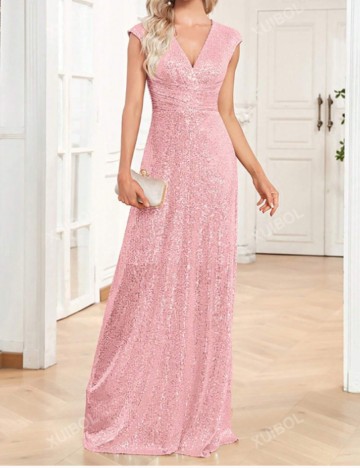 Rochie de ocazie Shein, roz