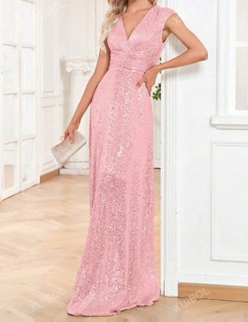 Rochie de ocazie Shein, roz