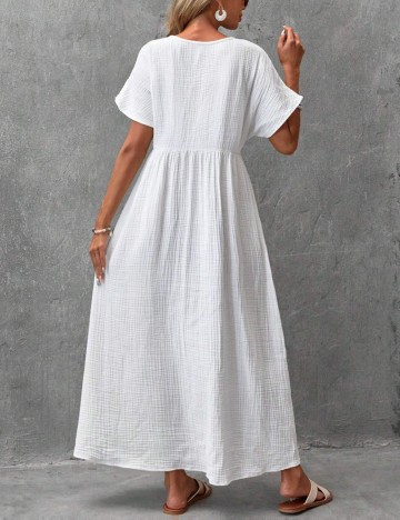 Rochie maxi Shein, alb