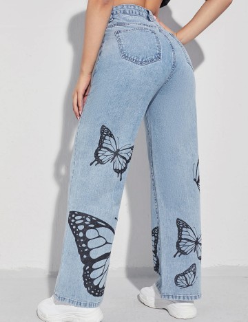 Jeans Shein, albastru