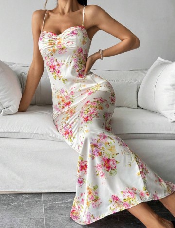 Rochie maxi Shein, mix culori