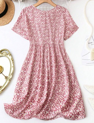 Rochie mini Shein Curve+, mix culori