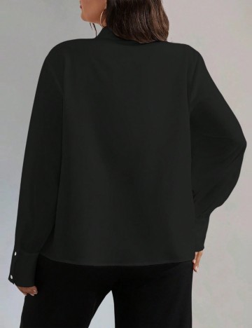 Cămașă Shein Curve+, negru