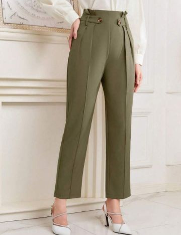 Pantaloni Shein, verde