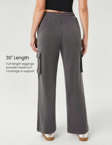 Pantaloni de trening GLOWMODE by Shein, gri