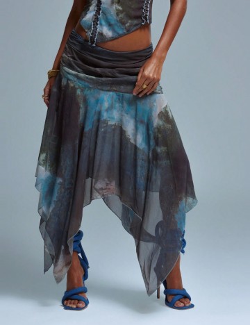 Fustă MUSERA by Shein, mix culori