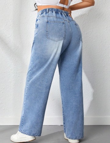 Jeans Shein Curve+, albastru