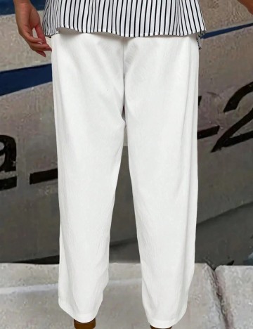 Pantaloni Shein, alb