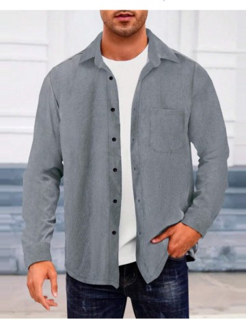 Cămașă Shein, gri