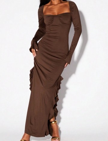 Rochie maxi Shein, maro