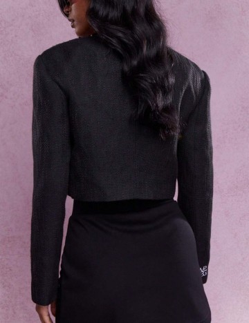 Sacou Missguided by Shein, negru