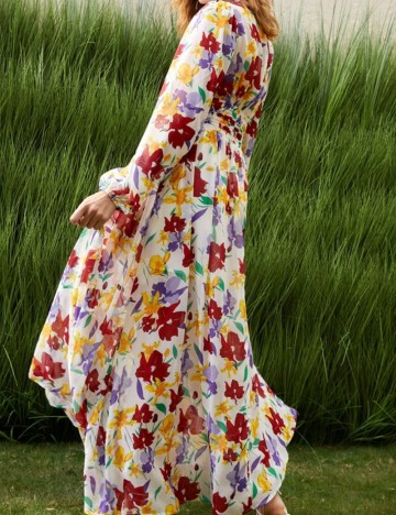 Rochie maxi Shein, mix culori