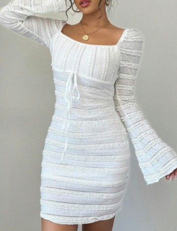 Rochie mini Shein, alb