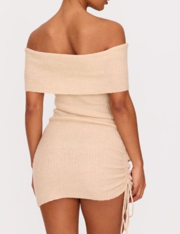 Rochie mini PRETTYLITTLETHING, bej