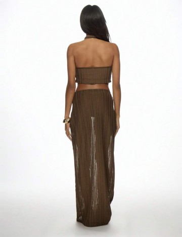 Compleu de plajă Missguided by Shein, kaki