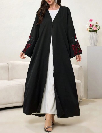 Cardigan lung Shein, negru