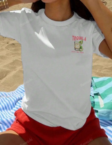 Tricou Shein, alb