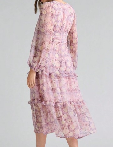 Rochie midi Shein, mix culori