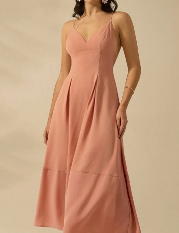 Rochie midi Shein, roz