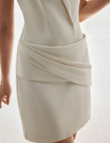 Rochie mini Shein, crem