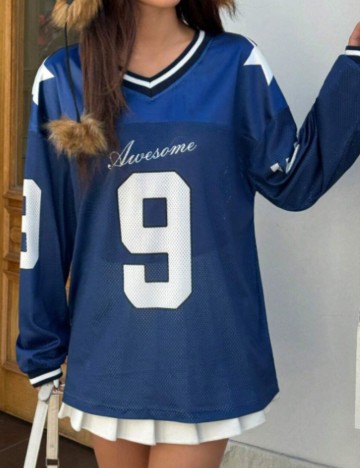 Bluză Shein, albastru