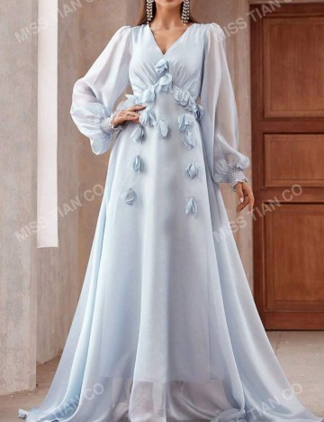 Rochie de ocazie Shein, albastru