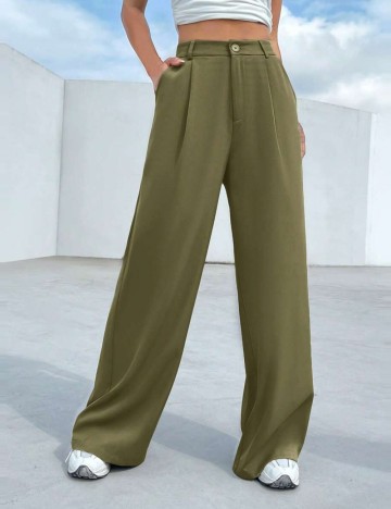 Pantaloni Shein, verde
