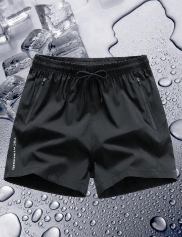 Pantaloni scurți Shein, negru