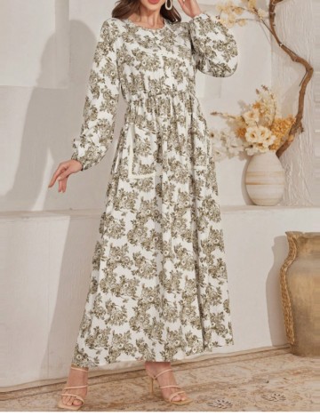 Rochie maxi Shein, mix culori