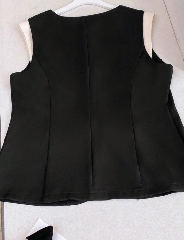 Vestă Shein Curve+, negru