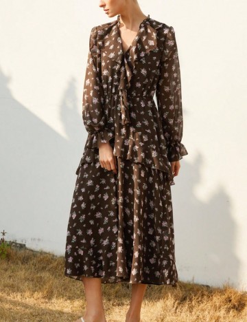 Rochie maxi Shein, maro