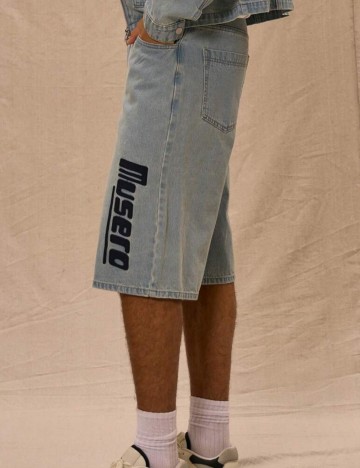 Pantaloni scurți de blugi MUSERA by Shein, albastru