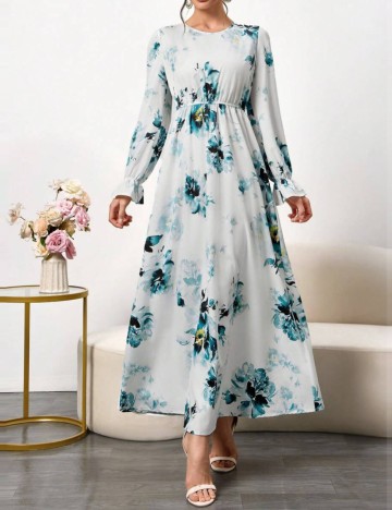 Rochie maxi Shein, floral print
