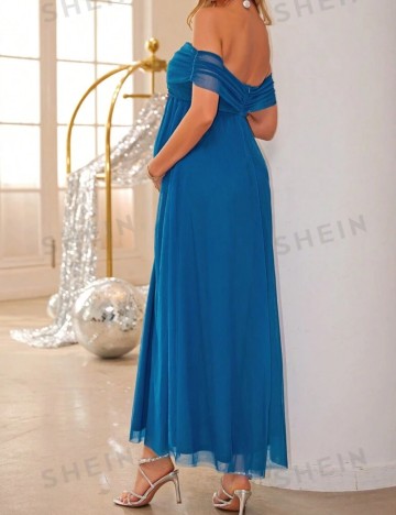 Rochie maxi Shein, albastru