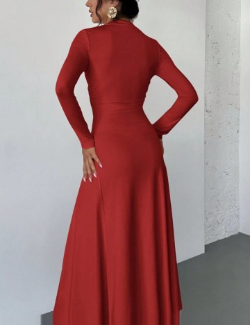 Rochie midi Shein, vișiniu