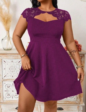 Rochie mini Shein Curve+, mov