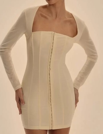 Rochie mini MUSERA by Shein, bej
